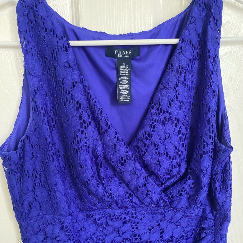 Chaps lace dress